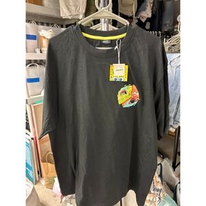 CROPP Spongebob Squarepants XL Black Graphic‎ Print Comfort Fit T-Shirt